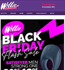 Black Friday mailing Willie preview